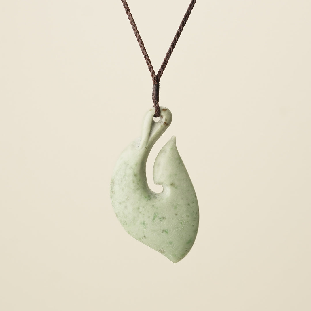 Hei Matau Inanga Greenstone Large