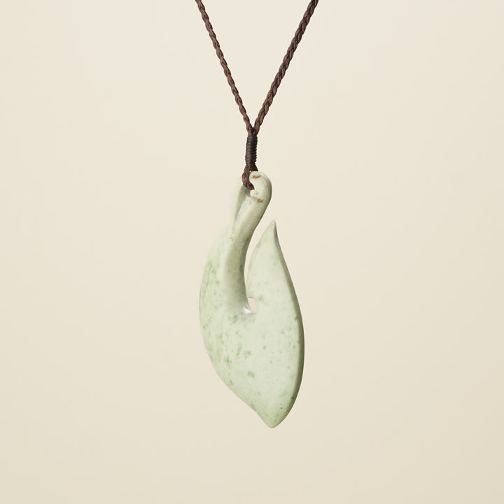 Hei Matau Inanga Greenstone Large
