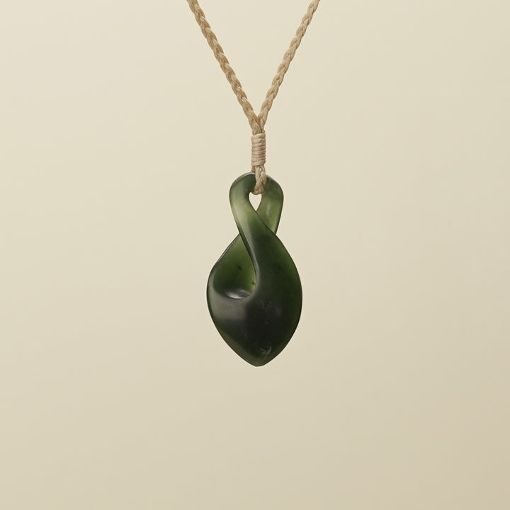 Kawakawa Pikorua Angled Small Pounamu Pendant