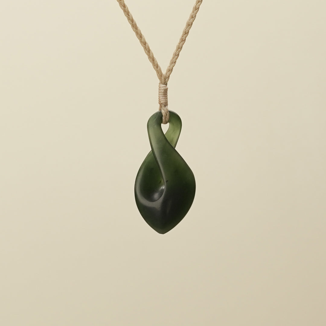 Kawakawa Pikorua Angled Small Pounamu Pendant