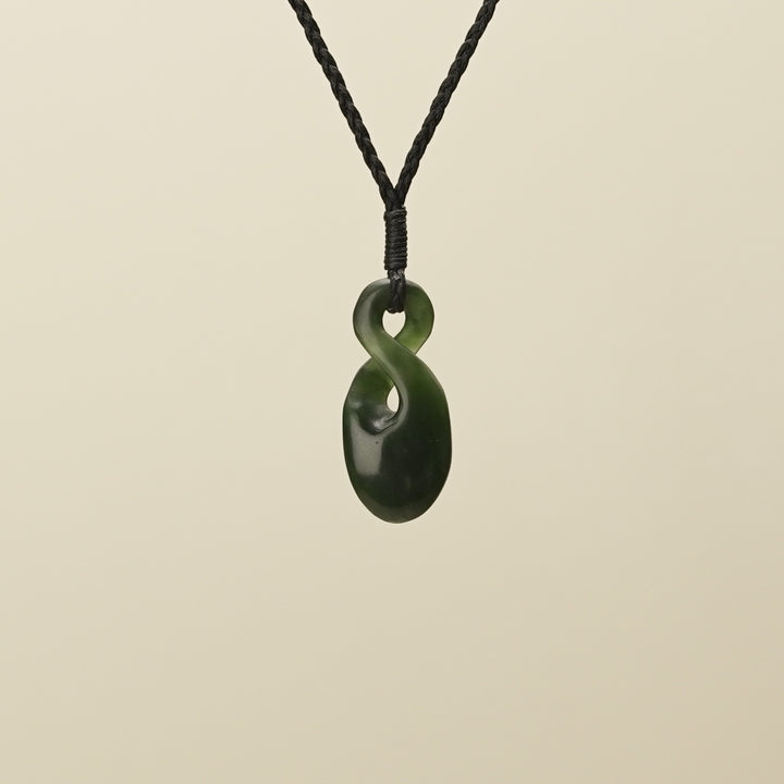 Kawakawa Pikoura Single Pounamu Pendant