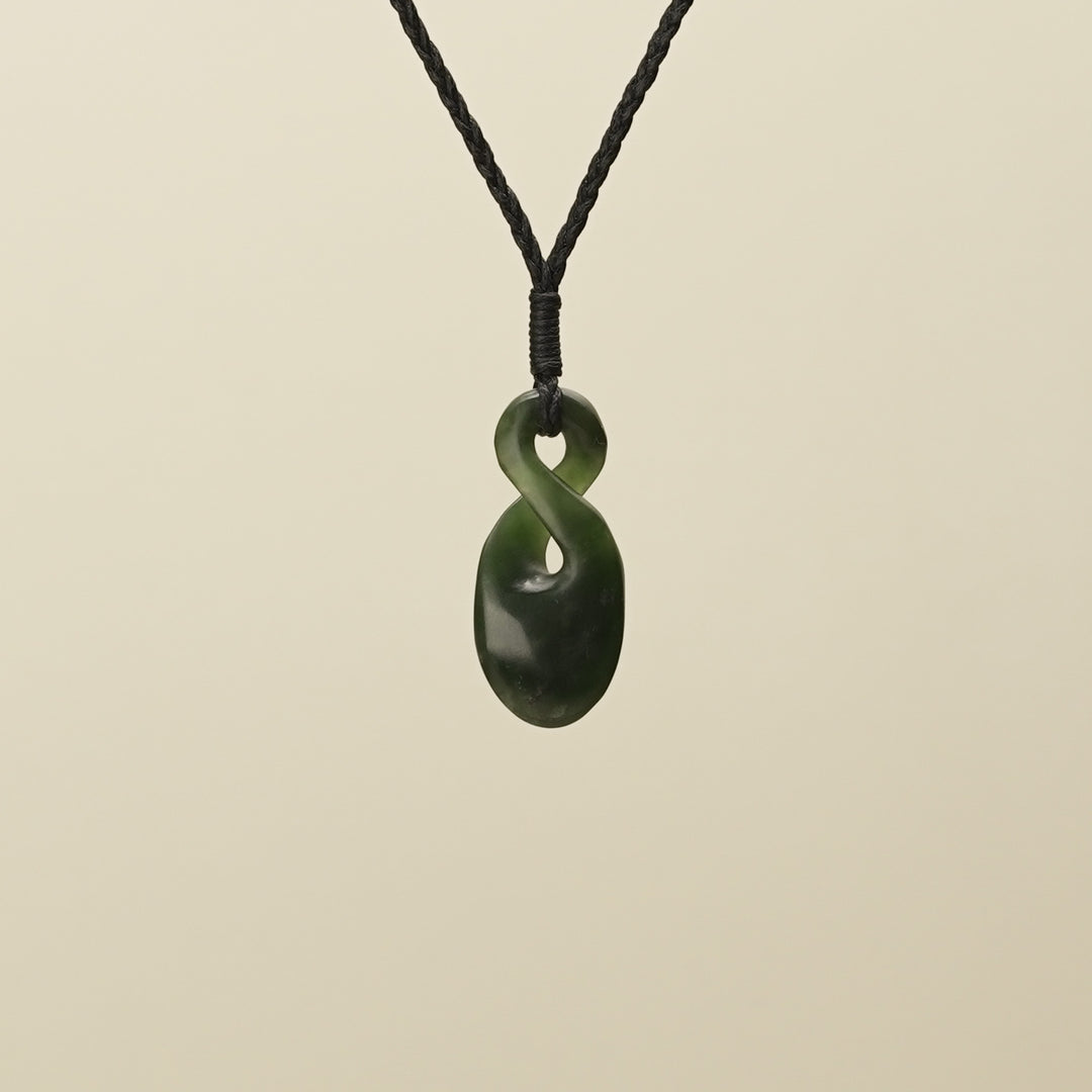 Kawakawa Pikoura Single Pounamu Pendant