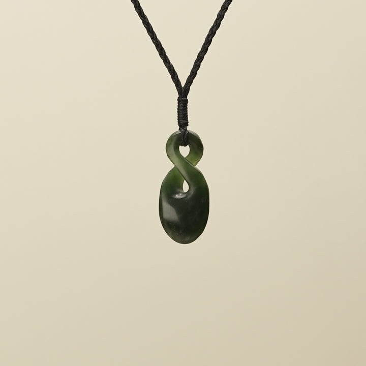 Kawakawa Pikoura Single Pounamu Pendant