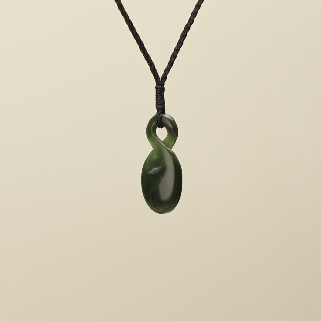 Kawakawa Pikoura Single Pounamu Pendant