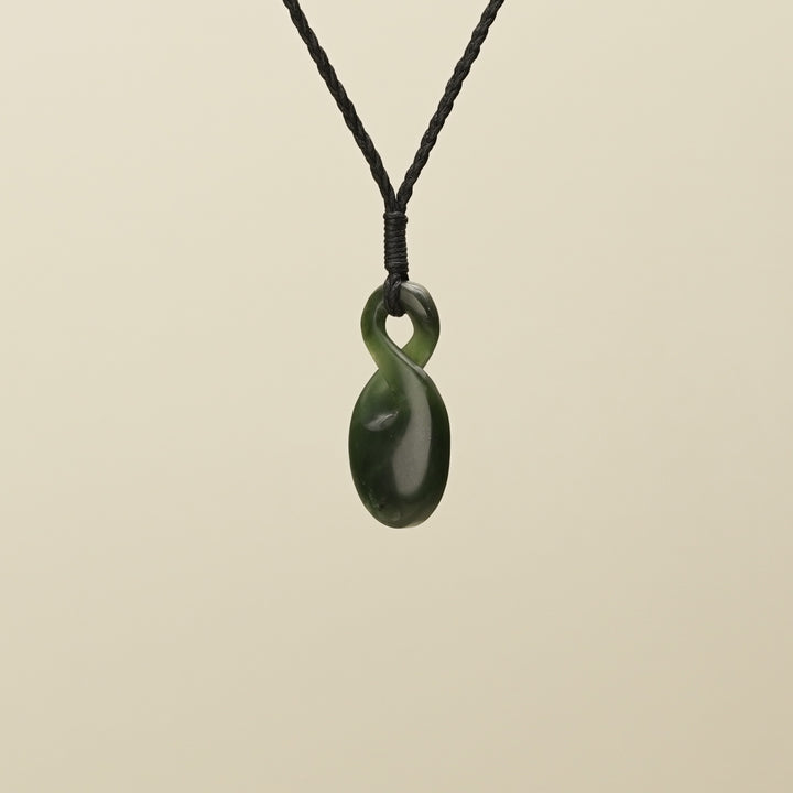 Kawakawa Pikoura Single Pounamu Pendant