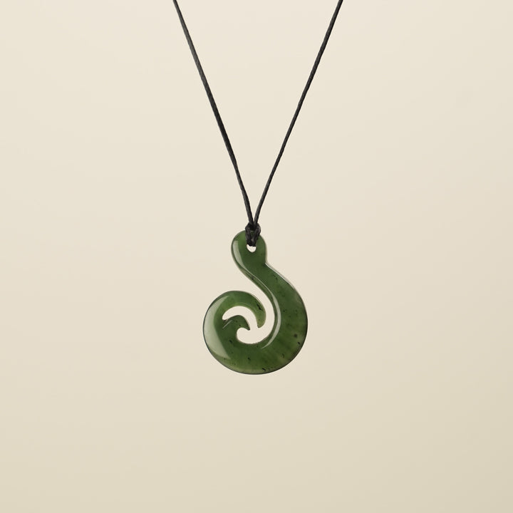 Small Hei Matau Wave Pendant