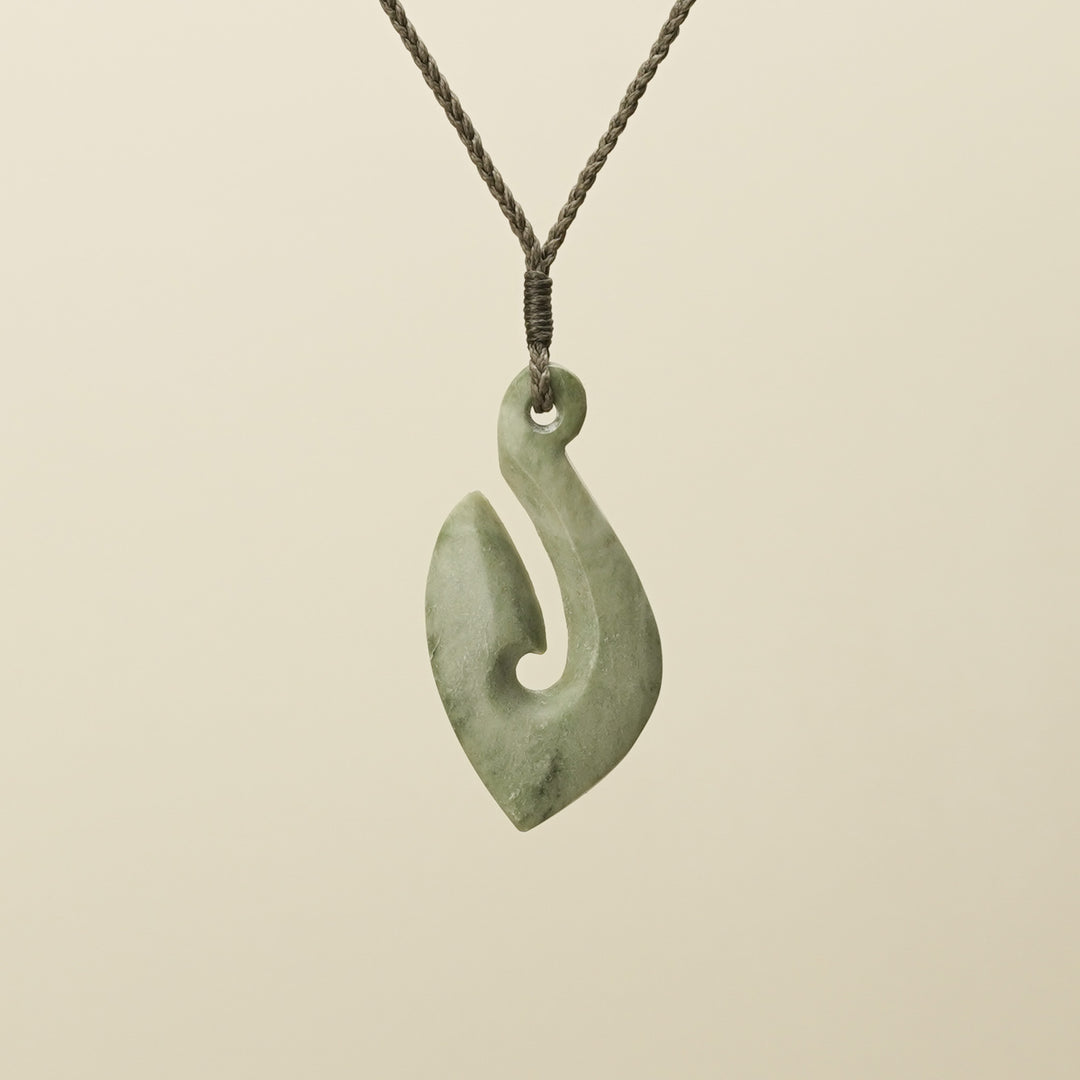 Inanga Hei Matau Pounamu Pendant Small