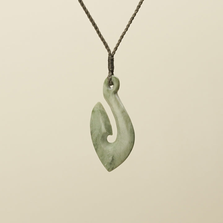 Inanga Hei Matau Pounamu Pendant Small
