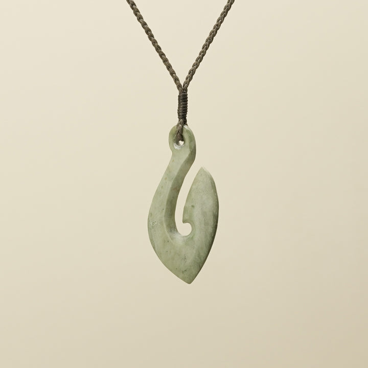 Inanga Hei Matau Pounamu Pendant Small