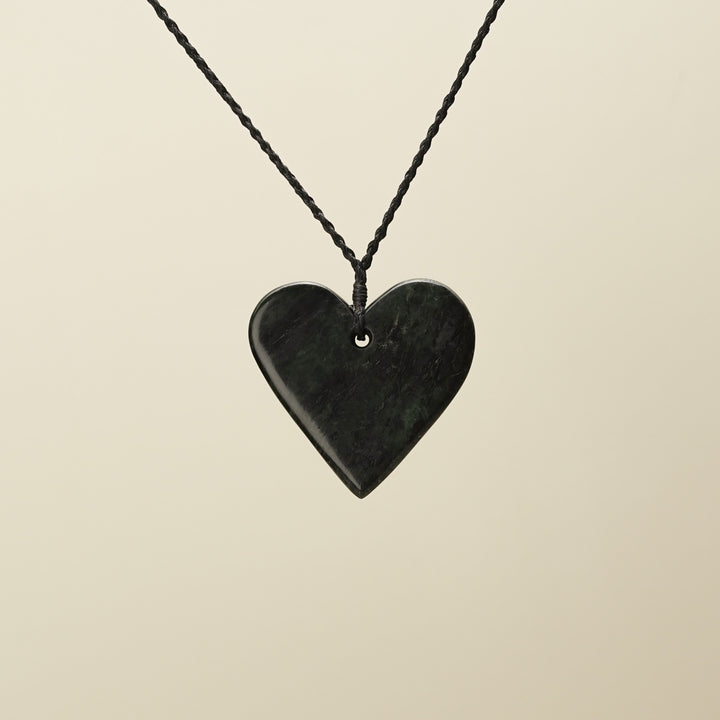 Kawakawa Pounamu Manawa XL Pendant