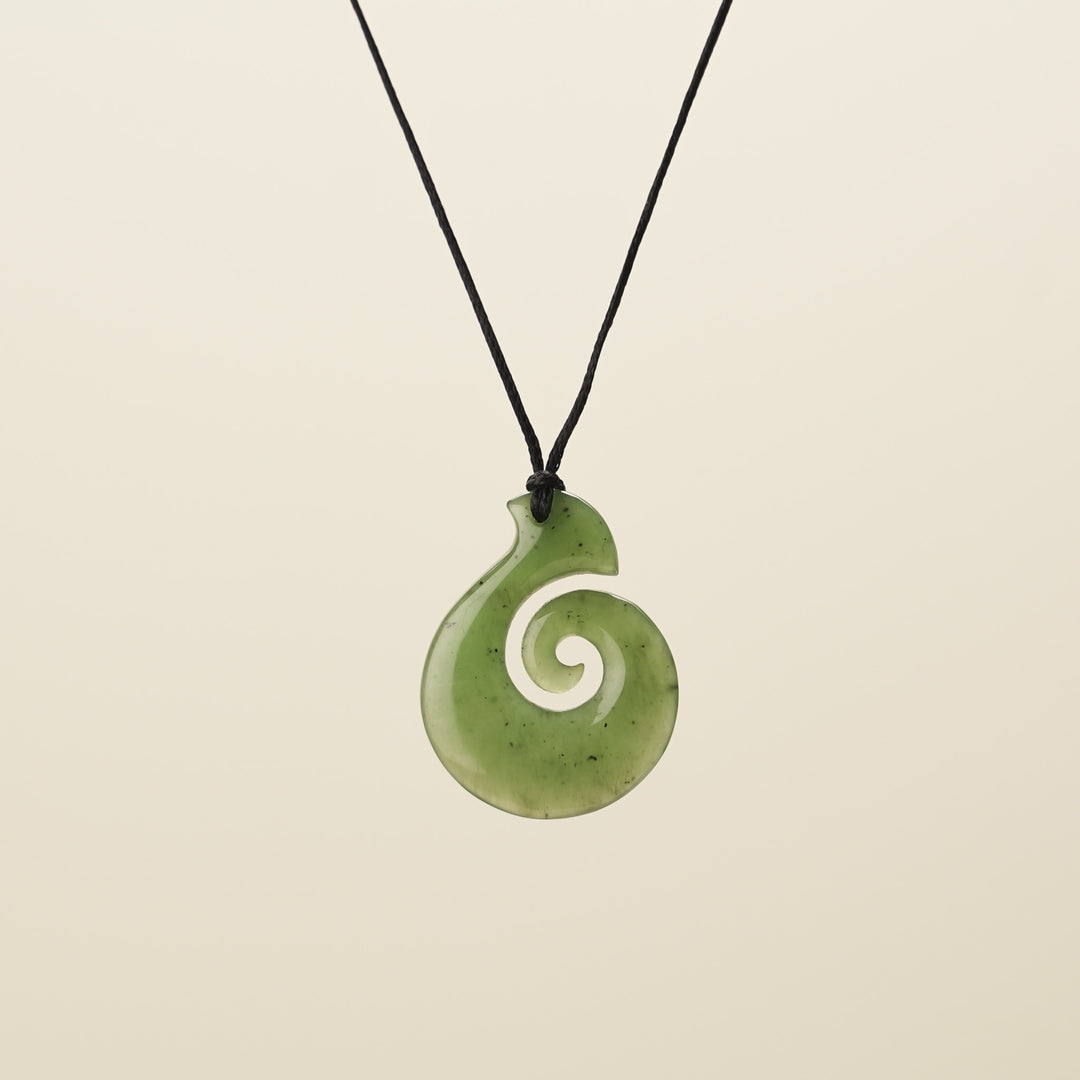 Small Koru Hei Matau Pendant