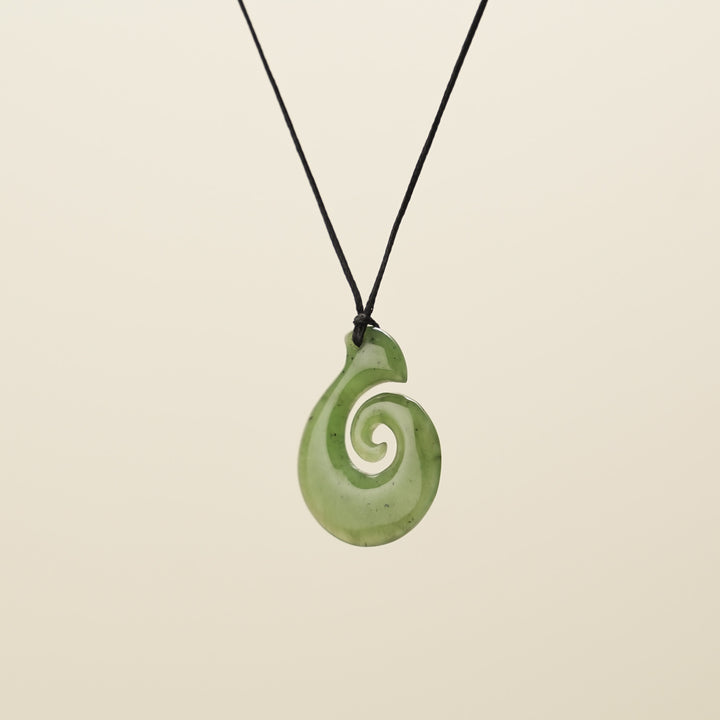 Small Koru Hei Matau Pendant