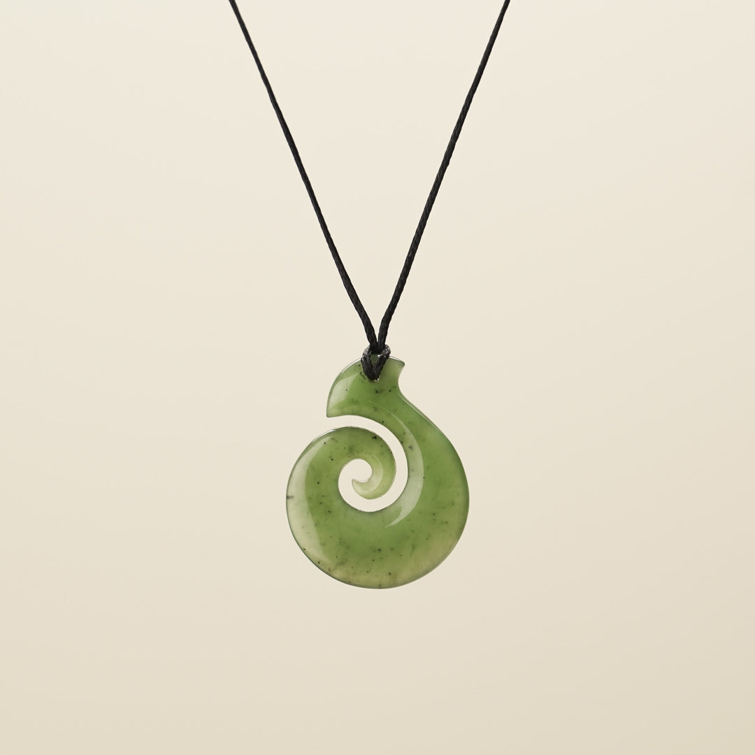 Small Koru Hei Matau Pendant