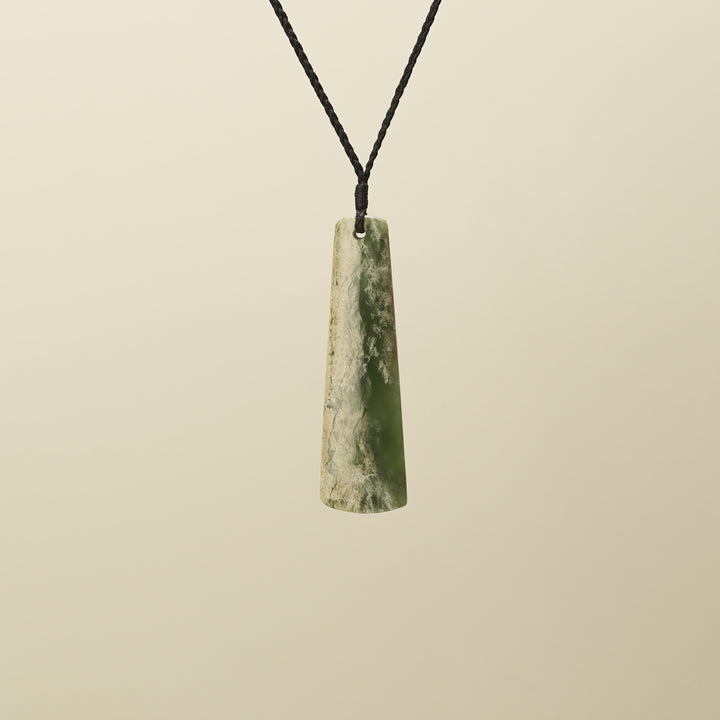 Large Flower Pounamu Toki Pendant