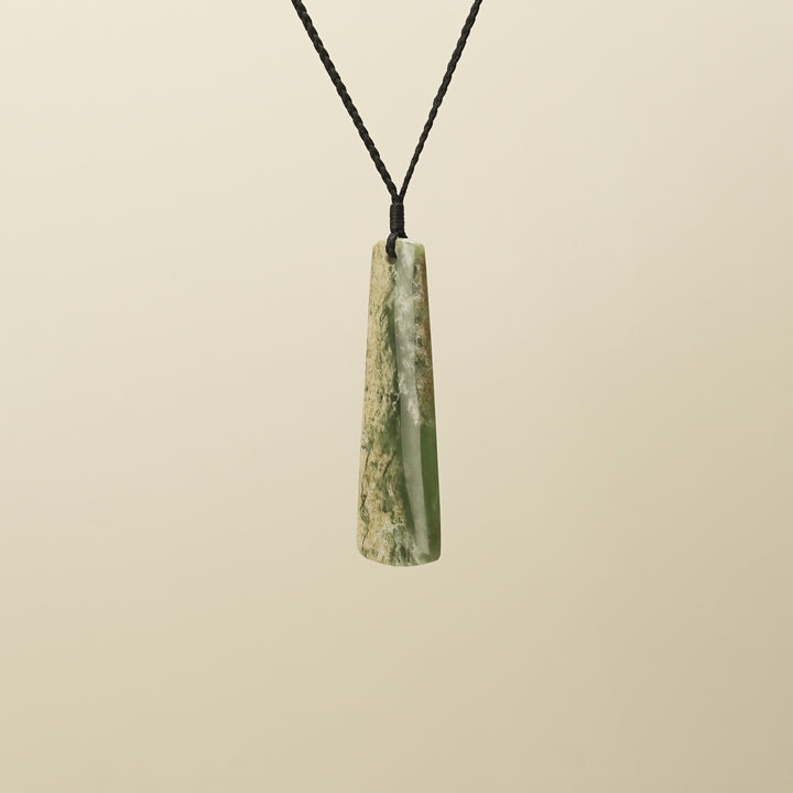 Large Flower Pounamu Toki Pendant