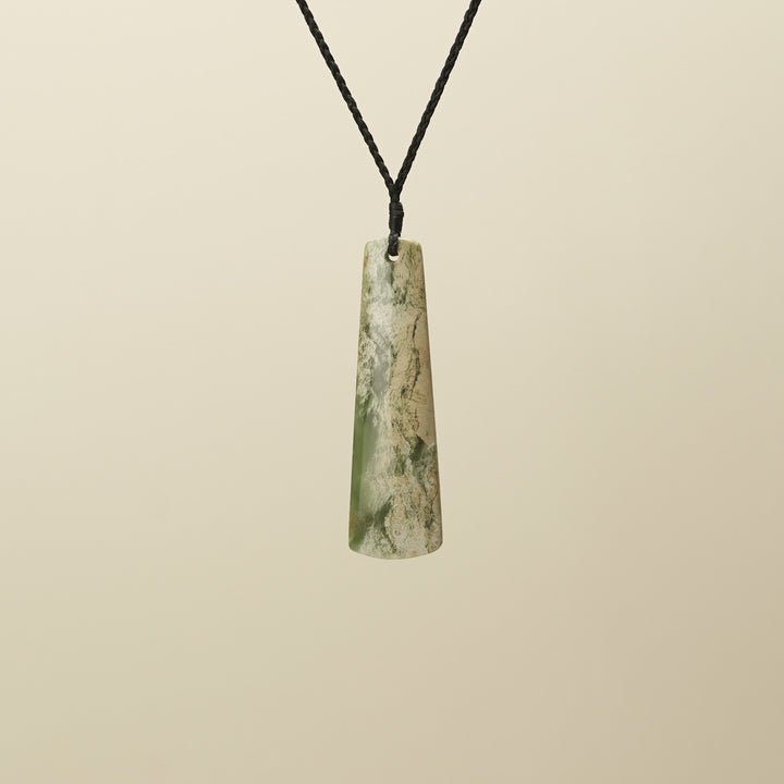 Large Flower Pounamu Toki Pendant