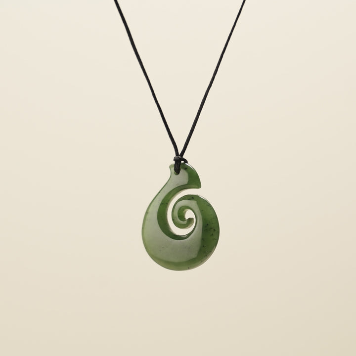 Small Koru Hei Matau Pendant
