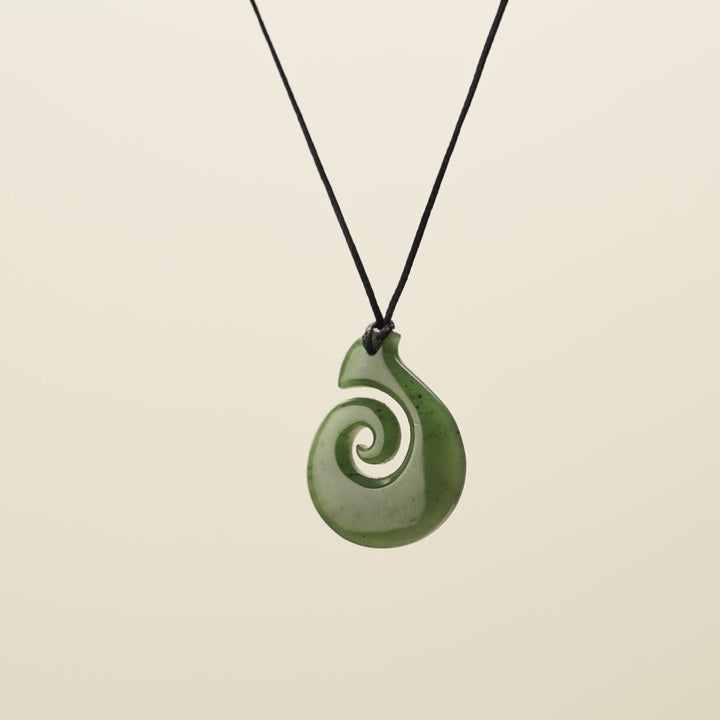 Small Koru Hei Matau Pendant