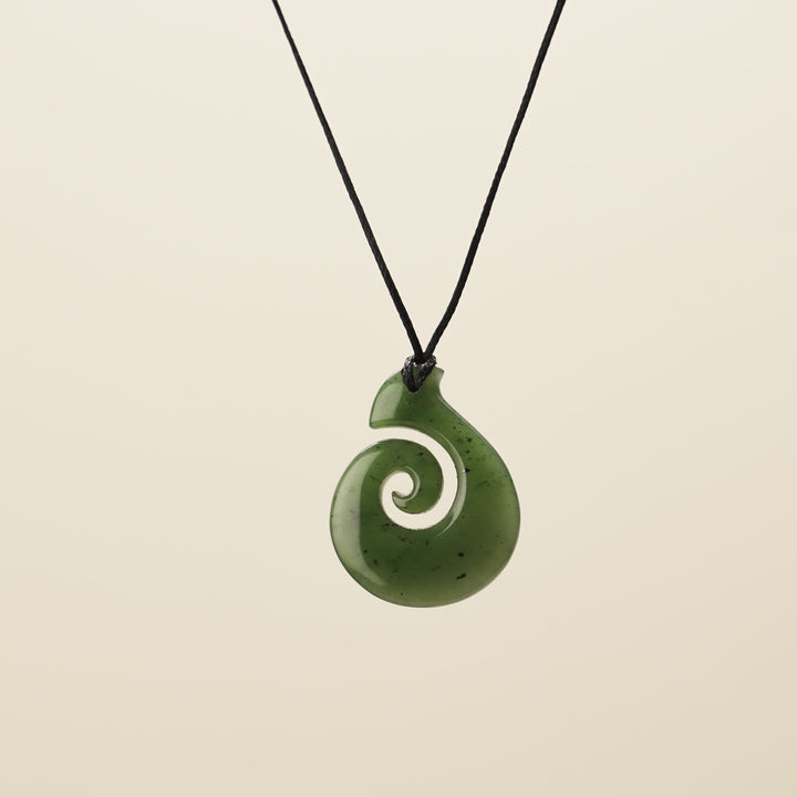 Small Koru Hei Matau Pendant