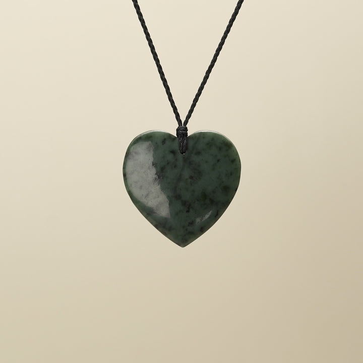 Large Inanga Pounamu Manawa Pendant