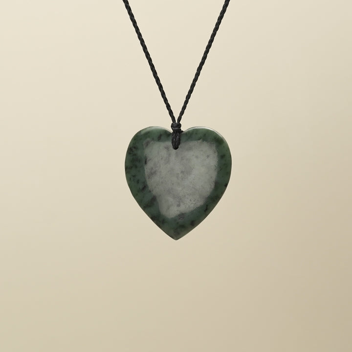 Large Inanga Pounamu Manawa Pendant