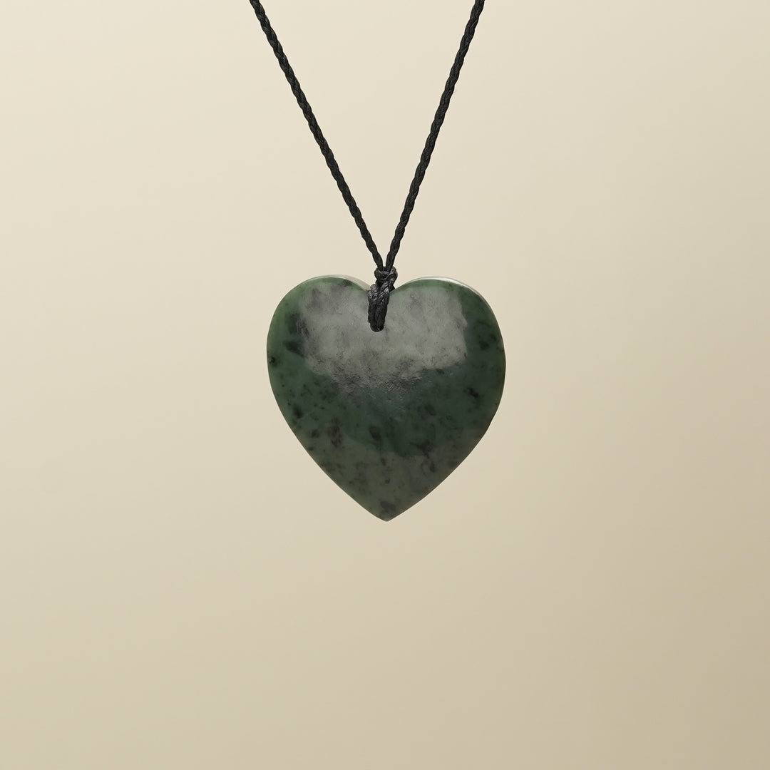 Large Inanga Pounamu Manawa Pendant