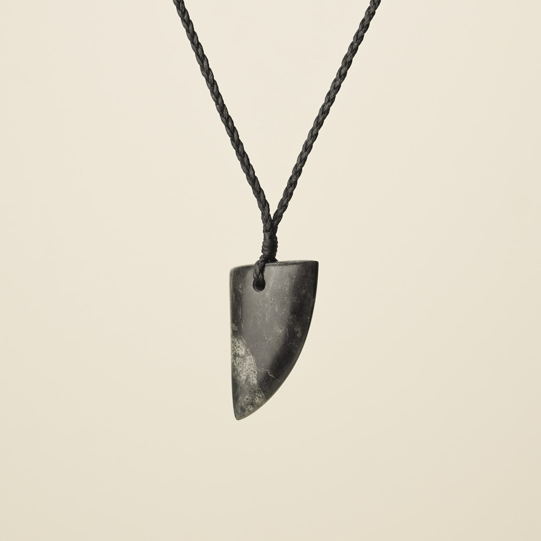 Niho Tooth Pounamu Medium Pendant