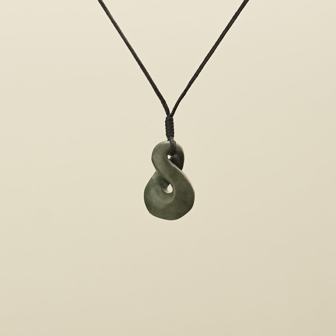 Single Pikorua Inanga Pounamu Pendant Extra Small
