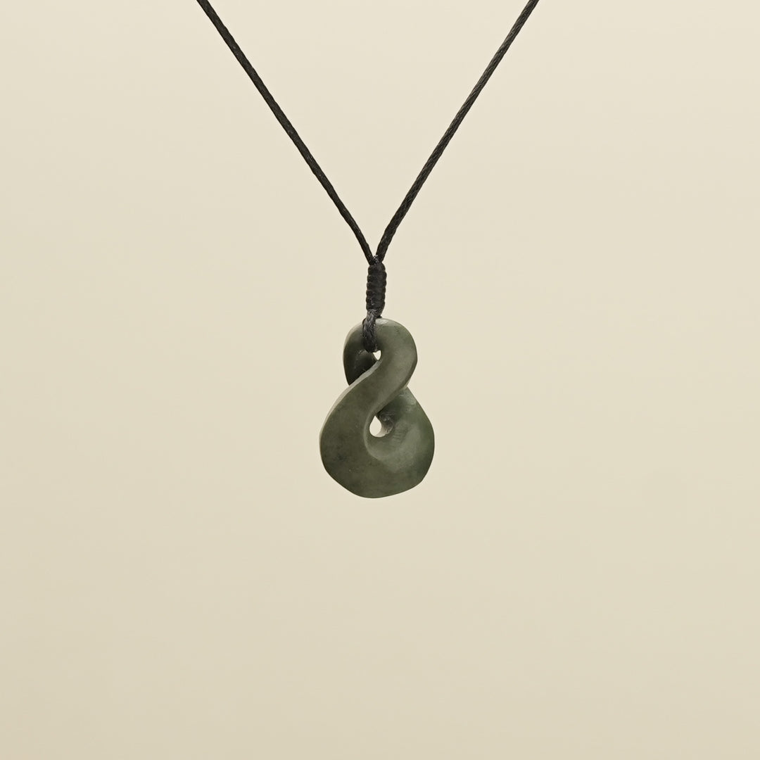 Single Pikorua Inanga Pounamu Pendant Extra Small