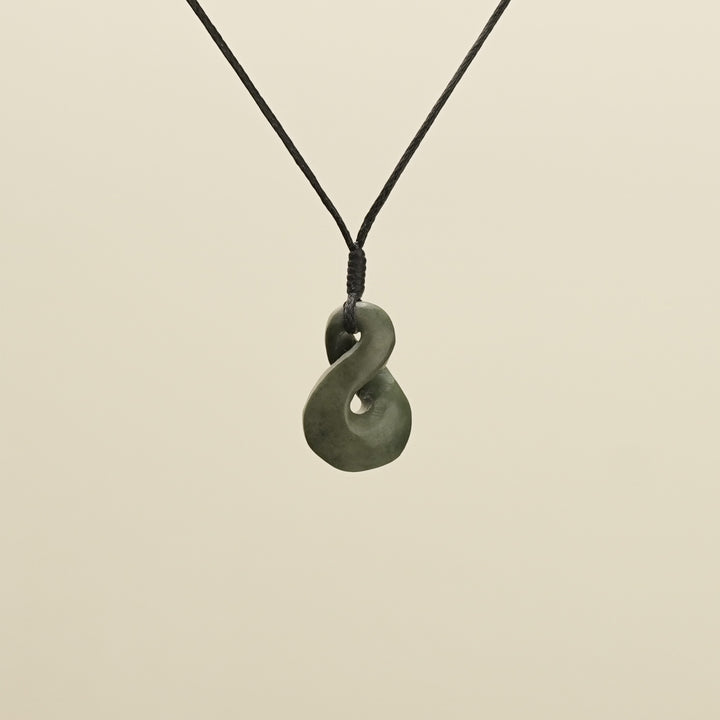 Single Pikorua Inanga Pounamu Pendant Extra Small
