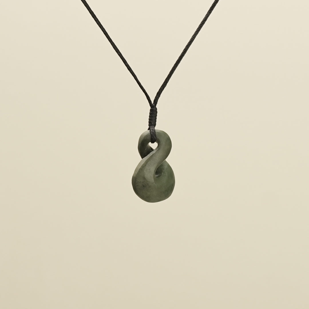 Single Pikorua Inanga Pounamu Pendant Extra Small