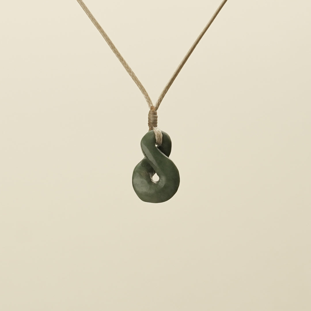 Single Pikorua Inanga Pounamu Pendant Extra Small