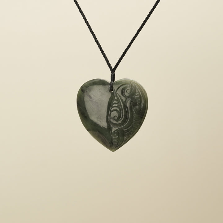 Pounamu Hapopo Manawa Whakarei Extra Large Pendant