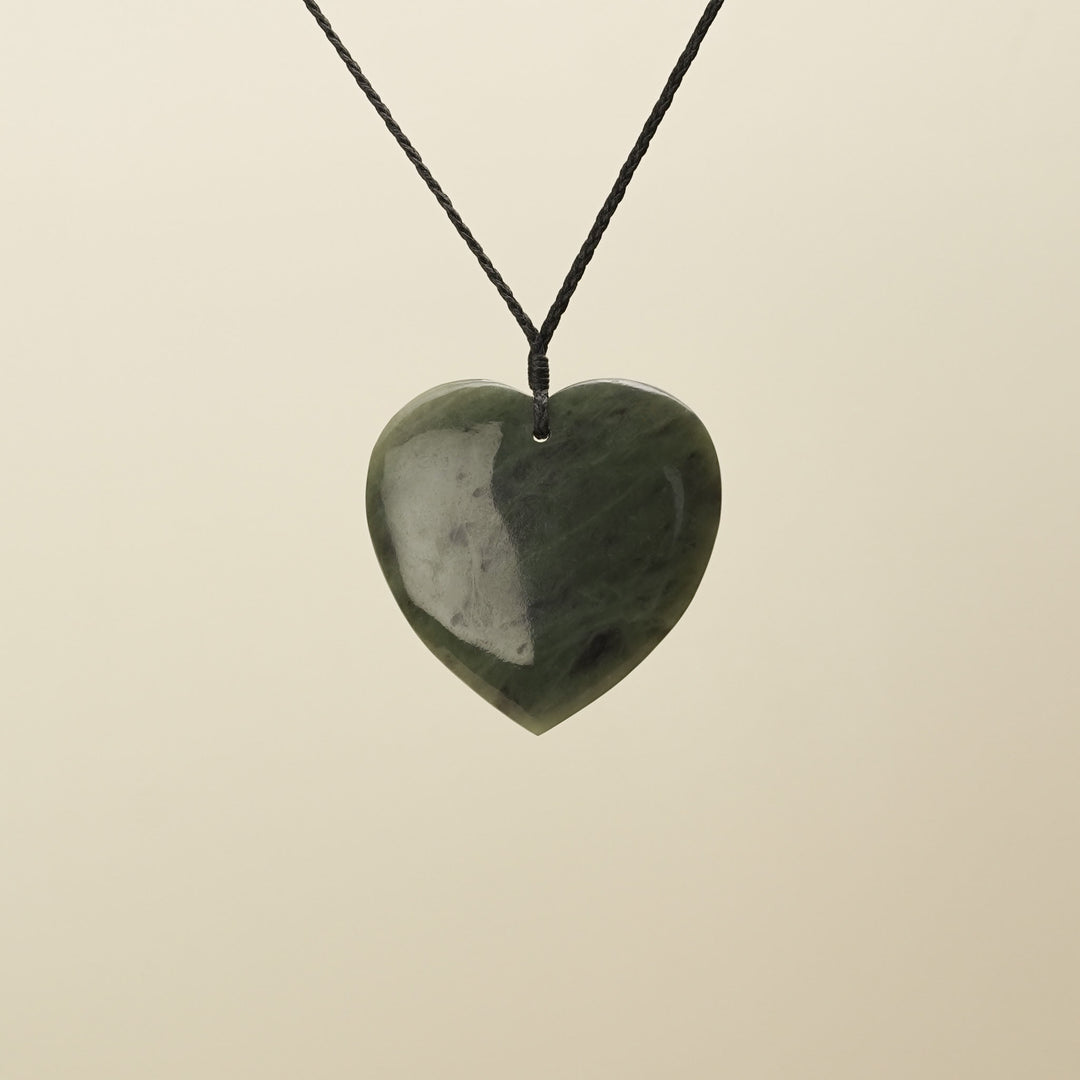 Pounamu Hapopo Manawa Whakarei Extra Large Pendant