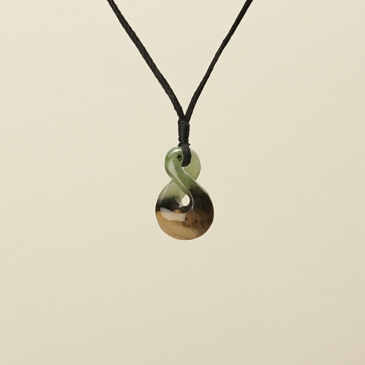 Extra Small Raukaraka Pounamu Pikorua Pendant