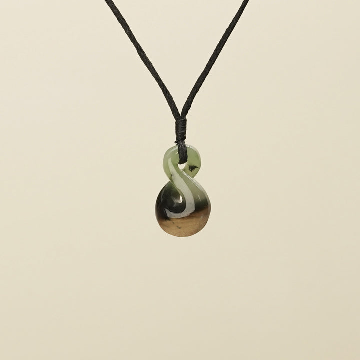 Extra Small Raukaraka Pounamu Pikorua Pendant