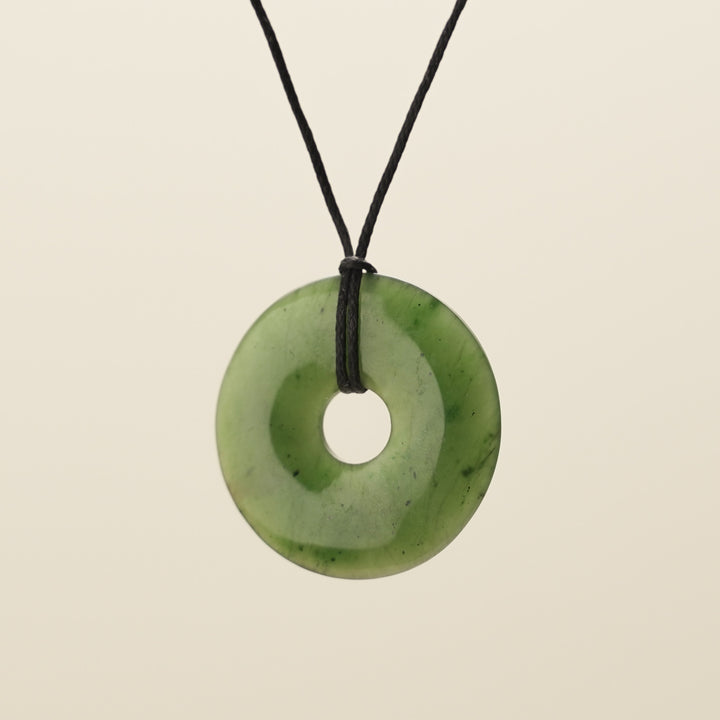 Large Porowhita Greenstone Pendant