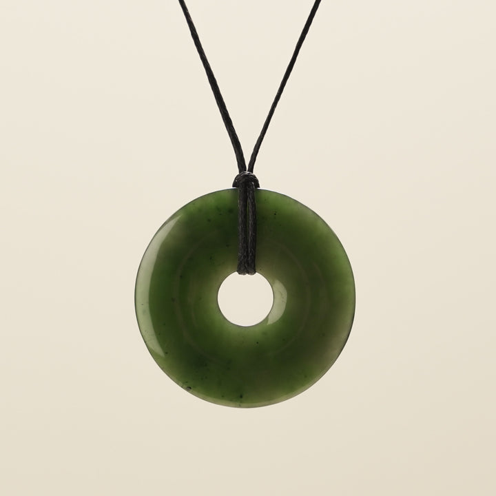 Large Porowhita Greenstone Pendant