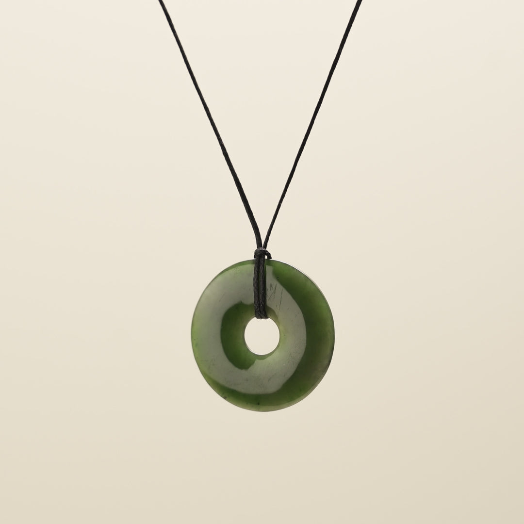 Large Porowhita Greenstone Pendant