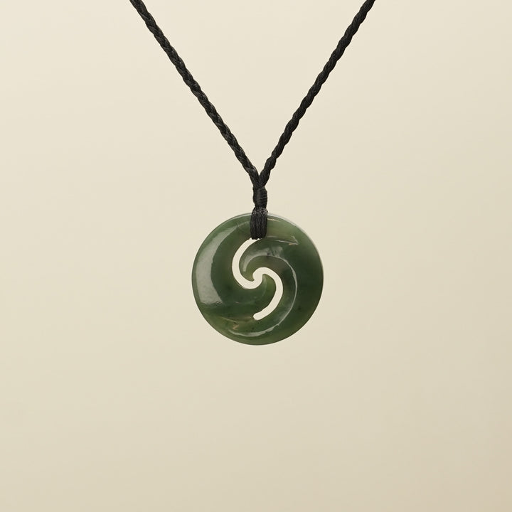 Koru Closed Medium Pounamu Pendant