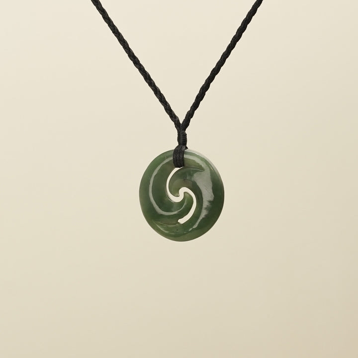 Koru Closed Medium Pounamu Pendant