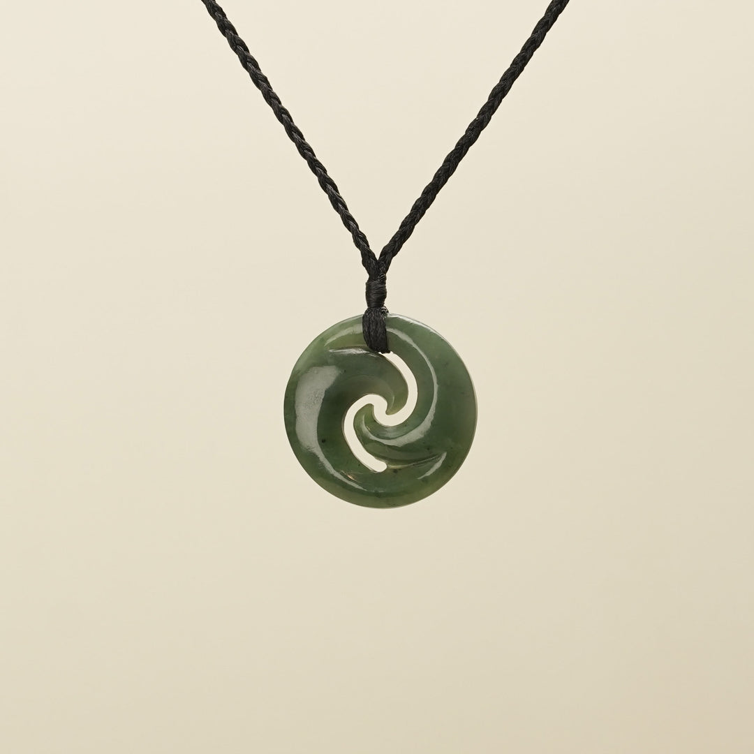 Koru Closed Medium Pounamu Pendant