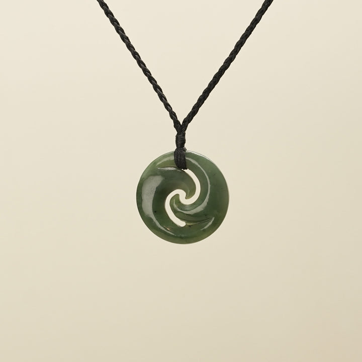 Koru Closed Medium Pounamu Pendant