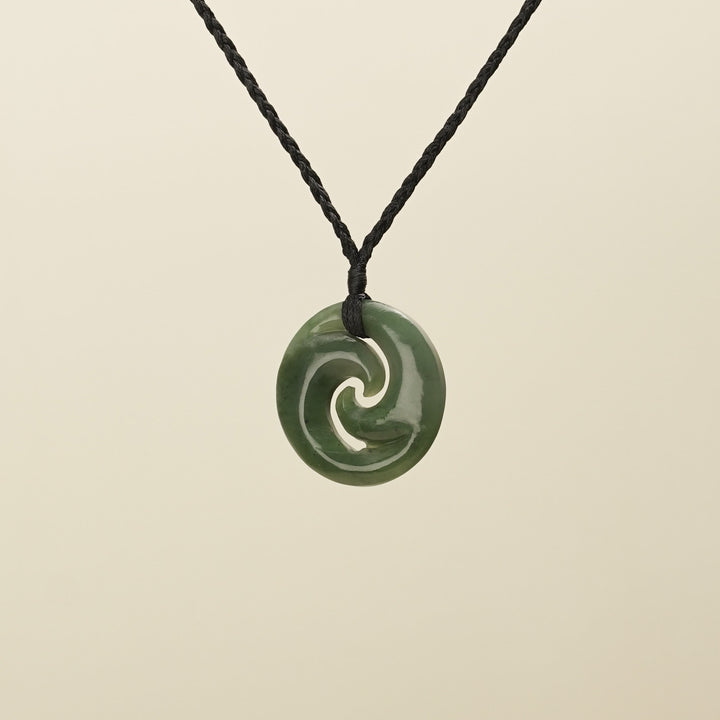 Koru Closed Medium Pounamu Pendant