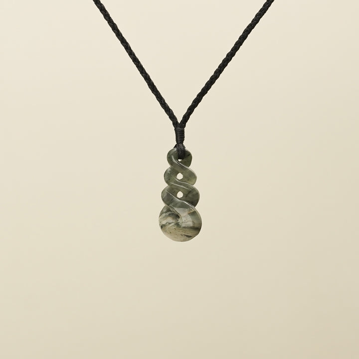 Small Raukaraka Greenstone Pikorua Pendant