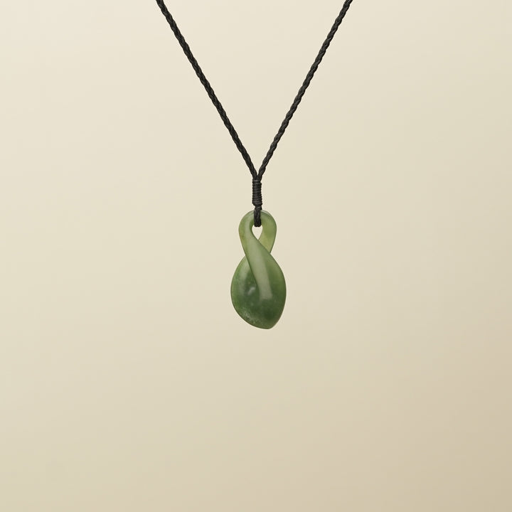Pikoura Single Flower Putiputi Pounamu Pendant