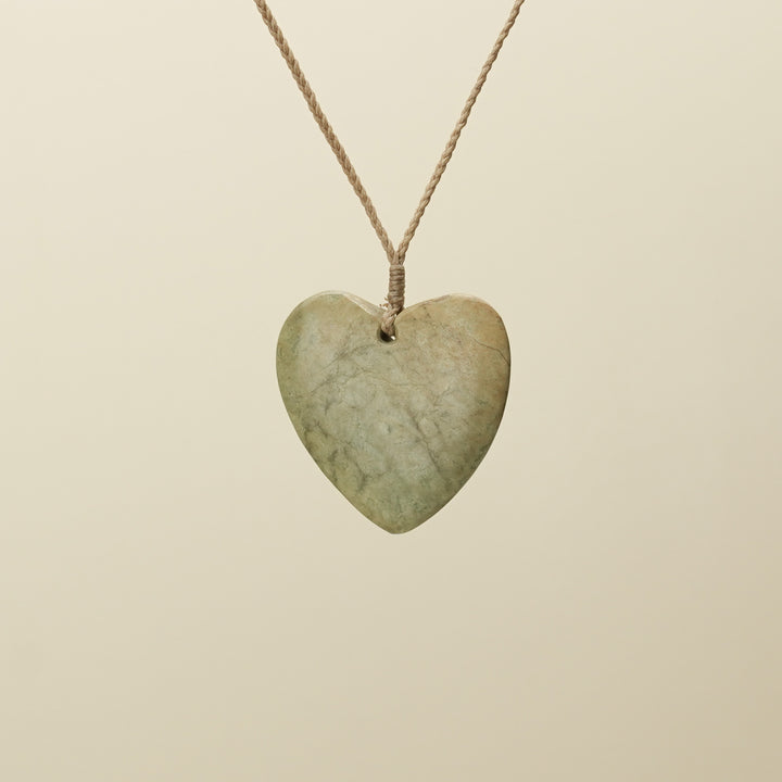 Manawa Raukaraka Large Pounamu Pendant