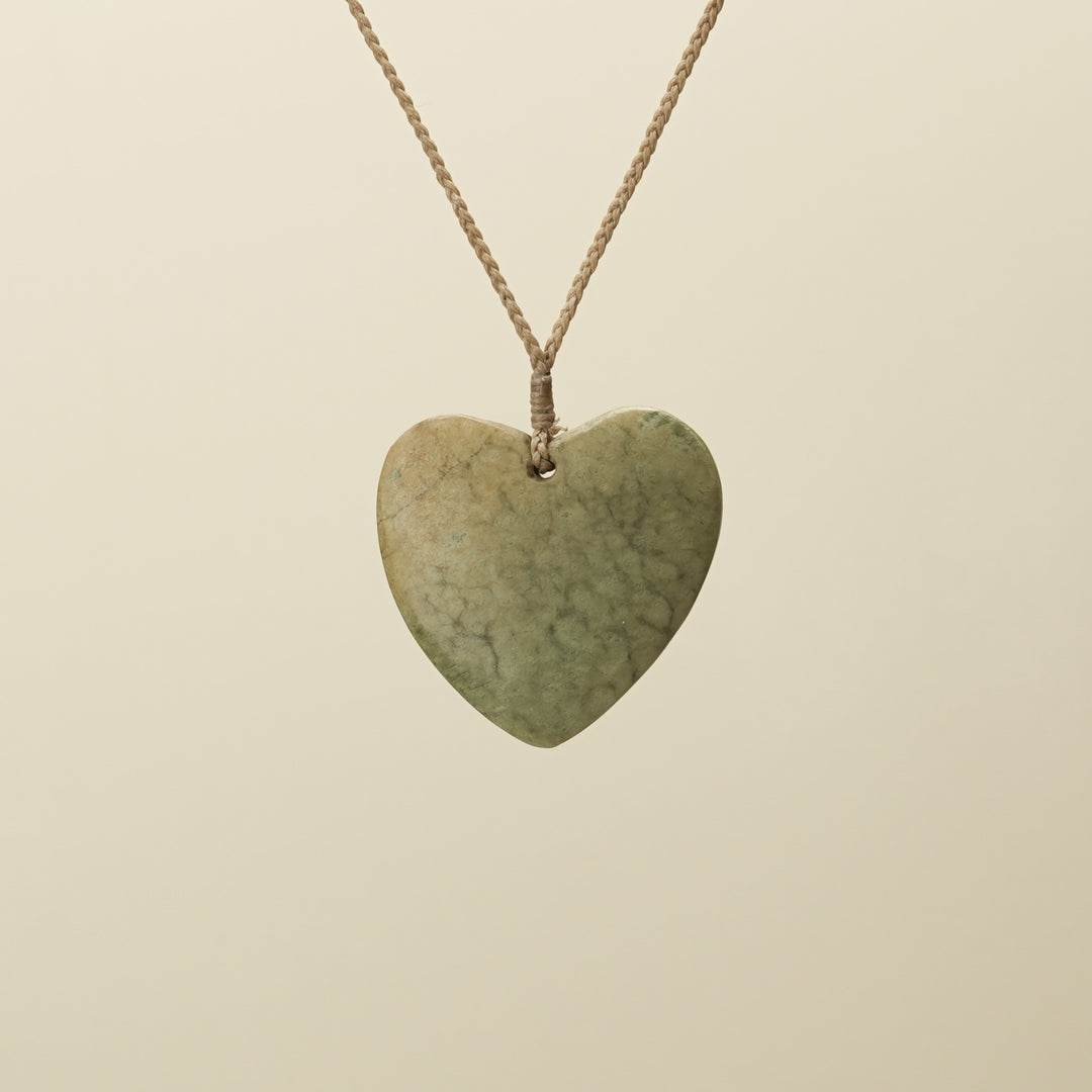 Manawa Raukaraka Large Pounamu Pendant