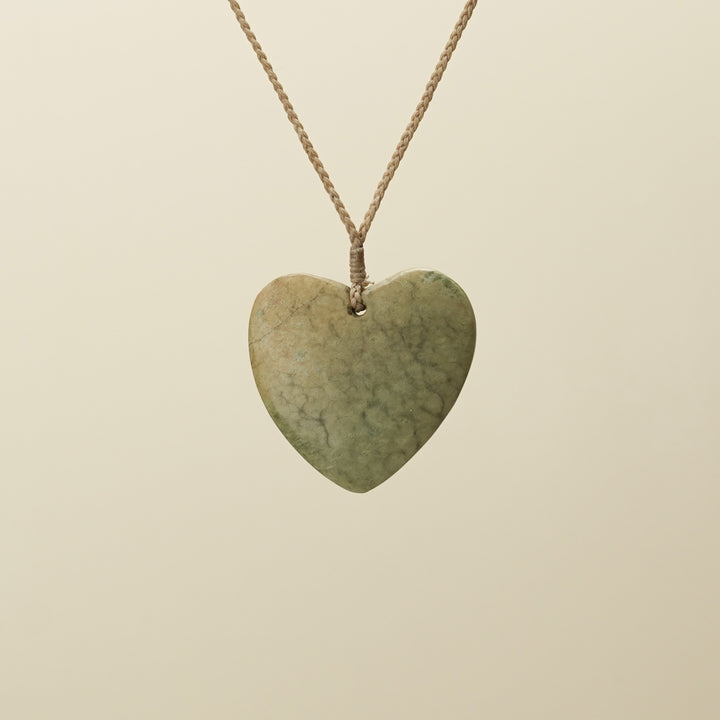 Manawa Raukaraka Large Pounamu Pendant