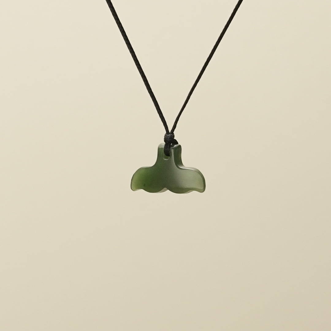 Whaletail Extra Small Pounamu Pendant